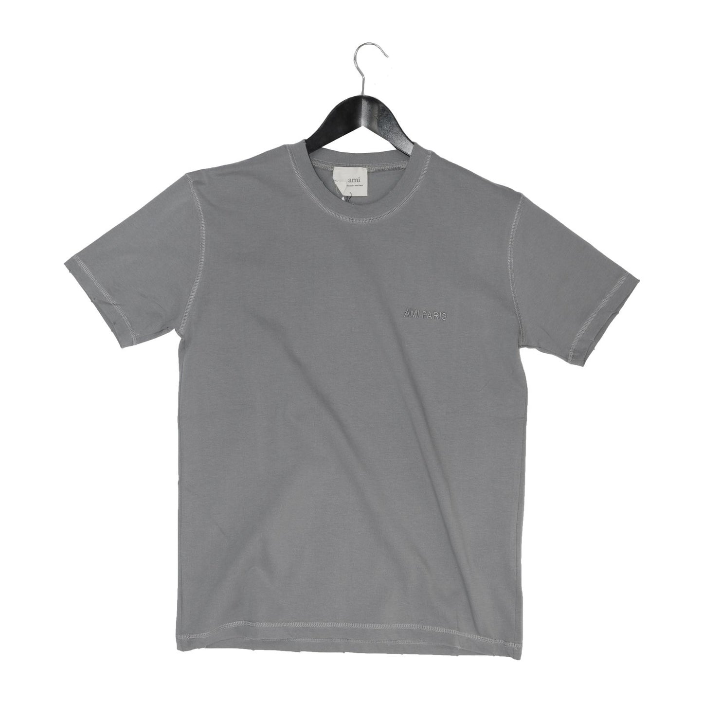 T-SHIRT GREY AMI PARIS