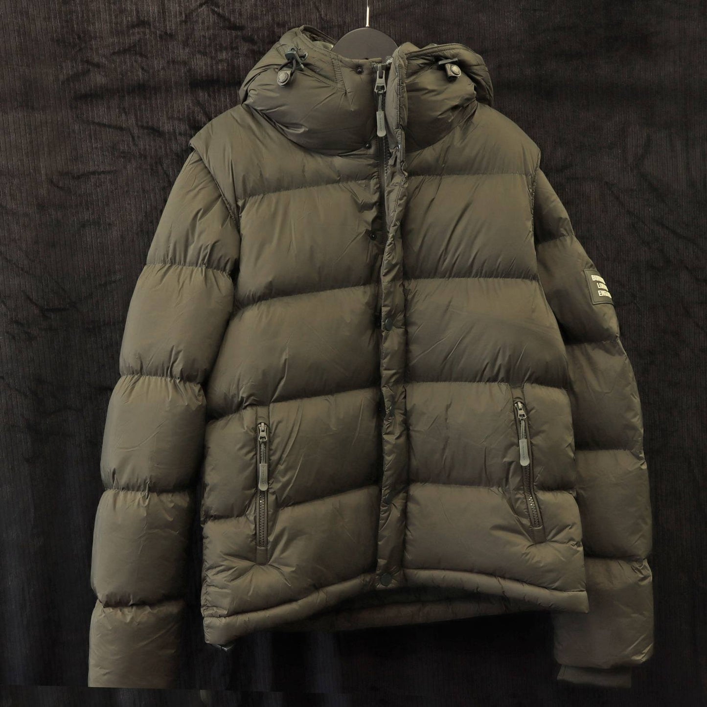 Puffer Burbrerry - μαύρο